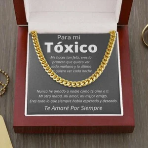 Regalo Para Novio Collar Regalo Para Esposo  Novio Toxico  Regalo Para Hombre - Picture 1 of 10