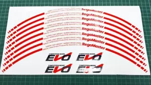 EVO REGAMASTER DESMOND WHEELS SET DECALS STICKERS - Picture 1 of 6