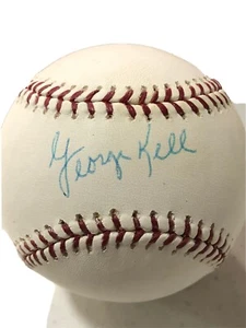 George Kell signed autographed OMLB AL baseball HOF DETROIT TIGERS - Picture 1 of 2