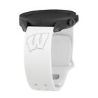 Wisconsin Badgers Engraved Silicone Watch Band for Samsung Galaxy Watch