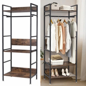 XXLGarderobenständer Schwerlast Kleiderständer offen Garderobe mit Kleiderstange - Bild 1 von 12