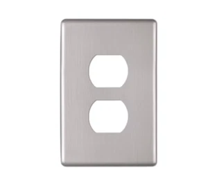 Hampton Bay Kentley - Nickel Finish - Outlet Cover N Screw Show - Picture 1 of 1