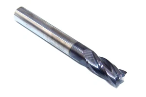 203-001133 Monster Tool 1/4" Carbide 4 Flute End Mill Stub Length AlTiN Coated - Picture 1 of 3