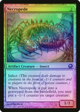 Necropede FOIL Scars of Mirrodin NM Artifact Uncommon MAGIC MTG