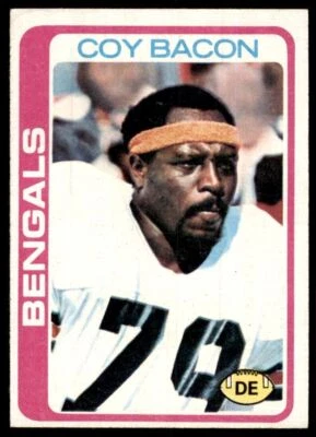 1978 Topps- Coy Bacon B Football Cards #135 - Image 1 of 2