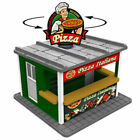 O Gauge Pizza Stand w/Motorized Rotating Banner and Lighting for Model Railway