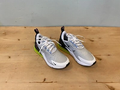 NWOT/B Nike Women's Air Max 270 Sneaker Platinum / Black / Volt / White Sz 7.5 - Image 1 of 4