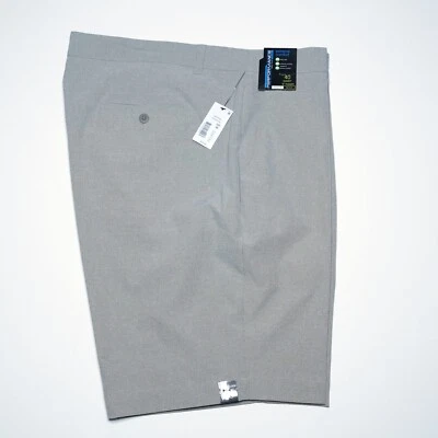 Roundtree & Yorke Performance 男式短裤 XL 40x9 卡其色易护理全新带标签 — 第 1/4 张图片