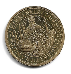 Reino Unido James I SPUR-RYAL 1604 - Colección Museo - Chapado en Oro - Imagen 1 de 3