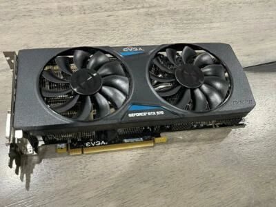EVGA GeForce GTX 970 Gaming Graphics Card DVI HDMI DP 04G-P4-2977-KR - Image 1 of 4