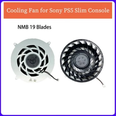 For Sony PS5 Slim Console NMB 154GS-12M WB-01 19 Blades Internal Cooling Fan - Image 1 of 4