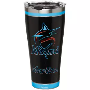 Tervis Miami Marlins MLB Licensed 30 Ounce Hot/Cold Stainless-Steel Tumbler - Picture 1 of 3