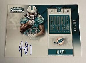 2015 Panini Contenders JAY AJAYI #038/199 Rookie Of The Year Contenders Auto RC