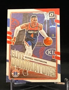 2020-21 Panini Donruss Optic Elite Dominators #4 Russell Westbrook Washington - Picture 1 of 2
