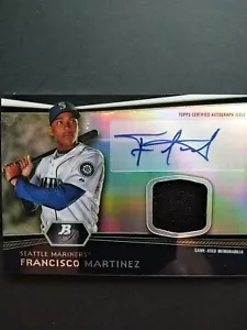 2012 Bowman Platinum Relic Autographs #FM Francisco Martinez Jersey NM-MT - Picture 1 of 6