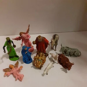 Plastic Nativity Set Italy Odds And Ends - Picture 1 of 8