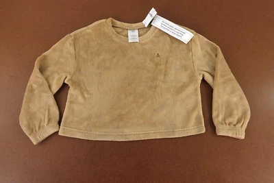 Pijama Pullover Manga Larga Gap Niños Niñas Talla 8 Marrón Acogedor Polar Nuevo con Etiquetas Foto 1 de 4