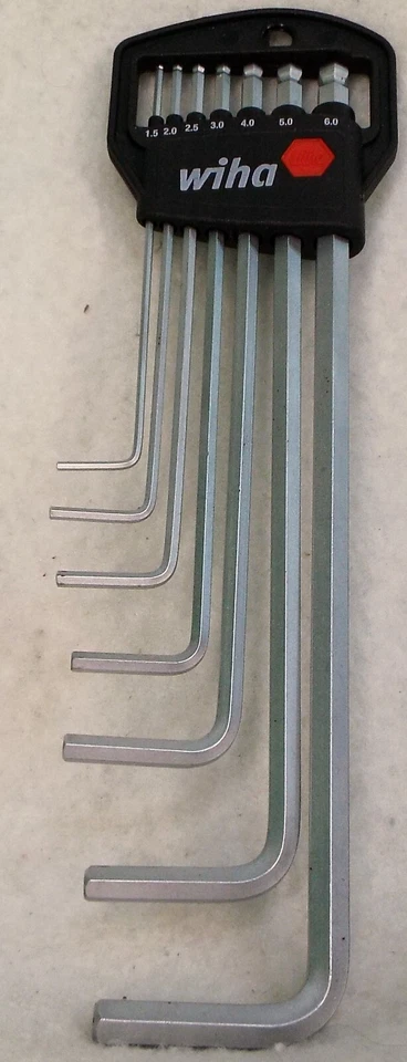 ⚠️Wiha 369H7 Combination Ball End Hex Key Sets L-Wrench Set 7PCS⚠️ - Image 1 of 3