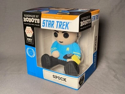 NUEVO Star Trek SPOCK 🔴🔵🟡🟢🟠 Hecho a mano por ROBOTS | Figura de vinilo serie 004 tejida Foto 1 de 4