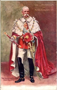 Vintage Artist Postcard Lord Roberts at King Edward VII Coronation R Tuck 1902 - Picture 1 of 2