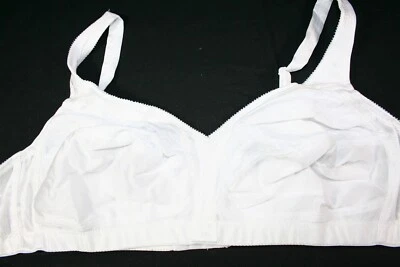 940X06 Hanesbrands 09548P Lace Detail Wireless Bra 38DD White NWOT - Image 1 of 2
