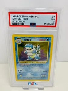 Turtok ☆ 1. Edition ☆ PSA 7 ☆ 2/102 ☆ Base Set ☆ Deutsch ☆ Pokémon ☆ - Bild 1 von 2
