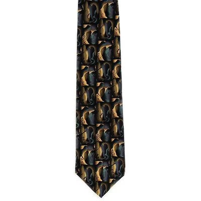 Cocktail Collection Men's 100% Silk Abstract Neck Tie Classic 3 3/4" x 56" - Image 1 of 2