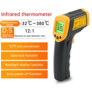 Digital Infrared Thermometer Laser Temperature Meter Non-contact IR LCD Detector - Bild 1 von 28