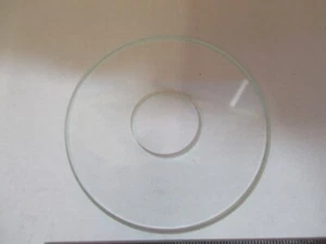 ANTIQUE LEITZ WETZLAR GLASS ROUND DONUT STAGE MICROSCOPE PART PICTURED &A3-B104b - Picture 1 of 6