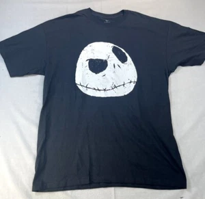 Disney Jack Skellington Shirt XL White Face The Nightmare Before Christmas New - Picture 1 of 12