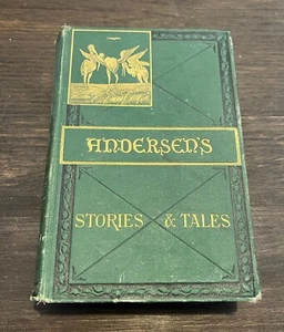 1881 Hans Christian Andersen Stories and Tales Fairy Illustrated Ornate Binding - Picture 1 of 23