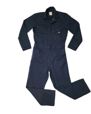Genuine Dickies Men 2020 Temp Control Long Sleeve Coverall Navy Blue M/RG W435G9 - Image 1 of 4