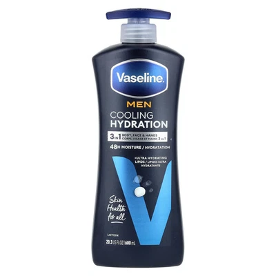 Men, Cooling Hydration, 3 in 1 Body, Face & Hands Lotion, 20.3 fl oz (600 ml) - Image 1 of 2