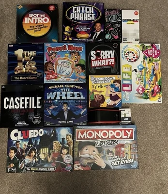 Bundle of 15 Board Games for Kids and Adults Family Game Night Party Games - Image 1 of 4
