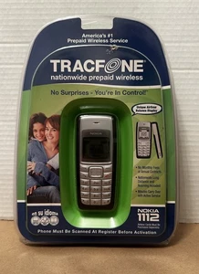 New In box - Nokia 1112 - 4 MB - Black (TracFone) Vintage Nostalgia Simple Cell - Picture 1 of 3