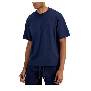 MICHAEL KORS Hombres L Essential Azul Marino Bordado "KORS" Algodón Camiseta L - Imagen 1 de 5