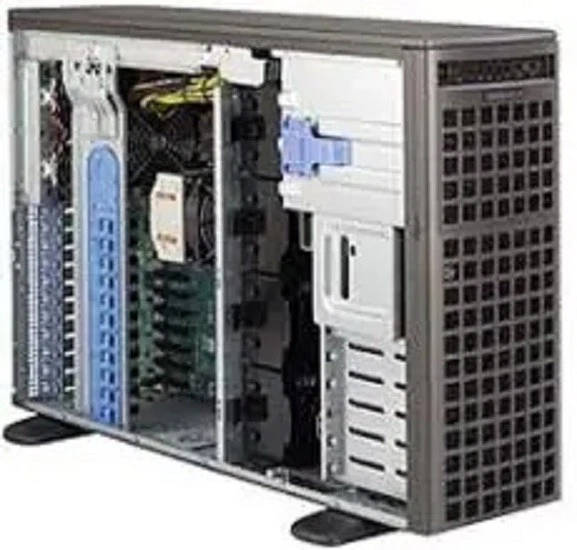 Supermicro CSE-747BTQ-R2K04B 4U tower/rachmount chassis - Image 1 of 1