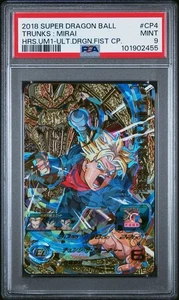 2018 SUPER DRAGON BALL HEROES UNIVERSE MISSION 1 #CP4 TRUNKS : MIRAI PSA 9 - Picture 1 of 2