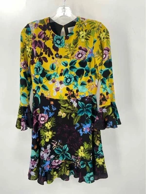 Pre-Owned Eliza J Yellow Size 2P Short Long Sleeve Dress - Image 1 of 3