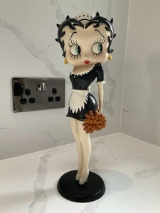 Betty Boop Figurine 2008 French Maid Statue King Features Syndicate 13" Vgc - Foto 1 di 8