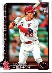 Michael Helman 2025 Topps #418 Cardenales de San Luis radiocontrol - Imagen 1 de 2