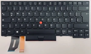 Teclado DE QWERTZ Lenovo ThinkPad T14 Gen1 Gen2, P14s Gen1 Gen2 con retroiluminación - Imagen 1 de 2
