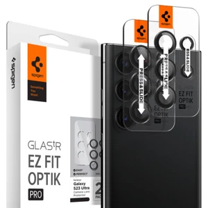 Protecteur d'objectif Spigen [Glas.tR EZ Fit Optik Pro] | Pour appareil photo Galaxy S23 Ultra - Photo 1 sur 49