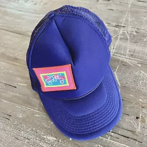Big Truck Brand Trucker Hat Purple Dump Truck Mesh Baseball Cap Snapback Calif - Picture 1 of 6