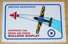 Raf Royal Air Force Scottish Aviation Bulldog Display British Aerospace Sticker