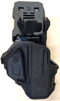 BLACKHAWK T-Series L2C Black RH Holster GLOCK 43 43X 48 Right Hand 410768BKR NEW - Image 1 of 4
