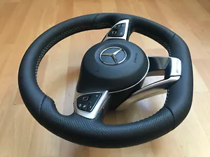 STEERING LENKRAD AMG MERCEDES W205 W213 GLC GLA C218 W447 VITO V KLASSE TOP - Picture 1 of 16