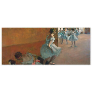 Edgar Degas, Tänzerinnen die Treppe hinaufsteigend, Poster