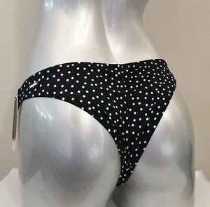 NWT Victorias Secret VS Zuma Itsy Ruched Back Bikini Swim Bottom Polka Dot S  - Picture 1 of 8