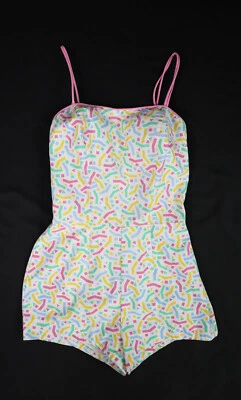 Vintage 50s CEEB of Miami USA Women’s sz S M 6 8 (tag 12) Printed Romper Shorts - Image 1 of 4